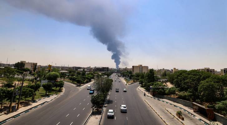 قصف موقع في إيران من قبل الاحتلال الإسرائيلي