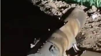 الشظايا التي سقطت في الرمثا