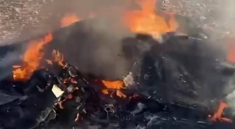 سقوط شظايا في القطرانة