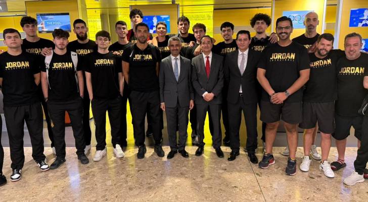 استقبال رسمي لبعثة منتخب السلة تحت 19 عاما قبيل انطلاق كأس العالم