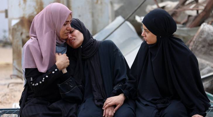 الحزن على الشهداء في غزة