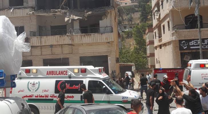 موقع استهدفه الاحتلال في النبطية