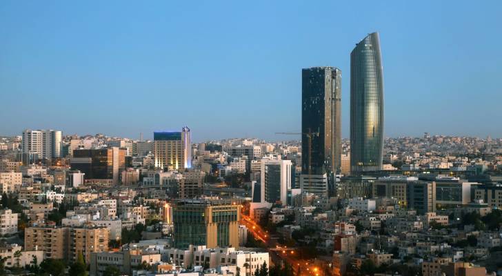 لقطة عامة من العاصمة عمان