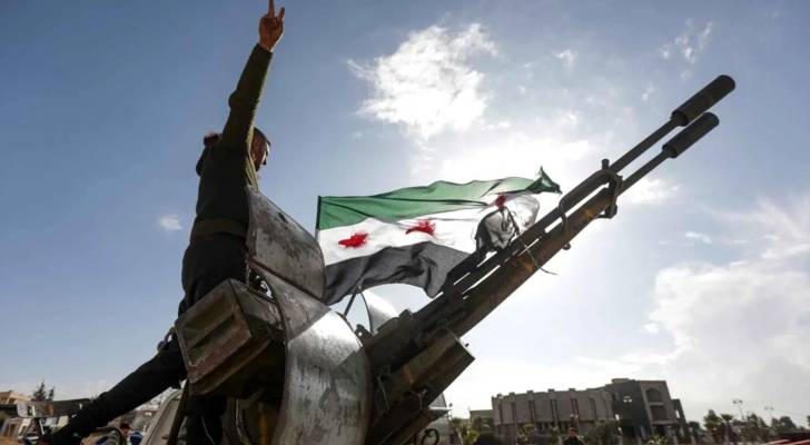 رفع علم سوريا