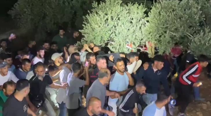 لحظة العثور على جثمان الشهيد محمد شلبي