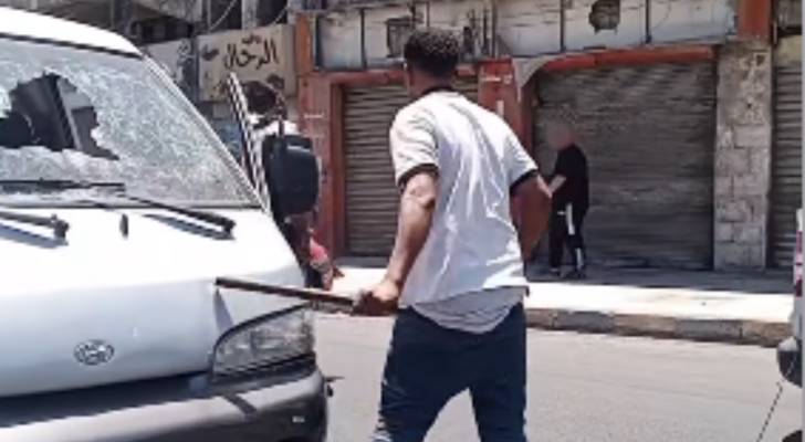 الشخص الذي ألحق ضررا بمركبة في صويلح