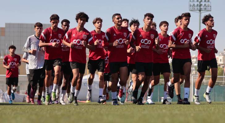 من تدريبات المنتخب الوطني