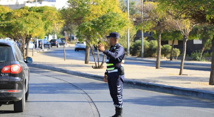 شرطي سير في العاصمة عمان