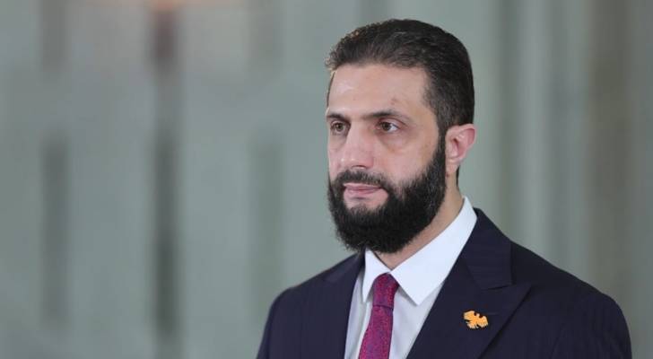 الرئيس السوري أحمد الشرع