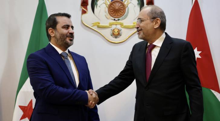 وزير الخارجية أيمن الصفدي ونظيره السوري
