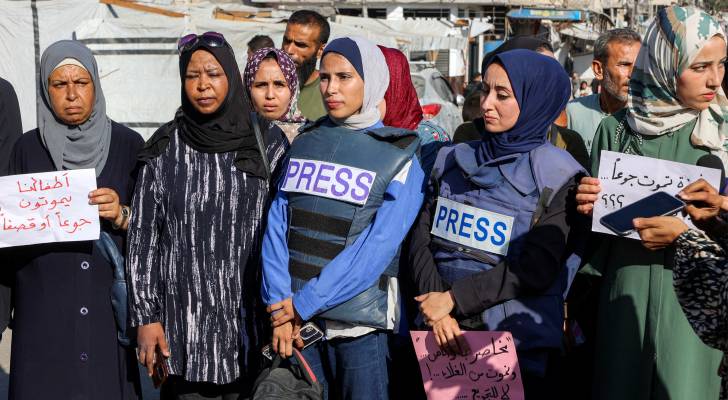الصحفيون في غزة