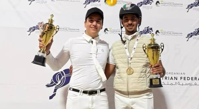 عبدالله الحوراني يتوج بلقب فئة الكبار في الجولة الثانية من بطولة الأردن للقفز عن الحواجز