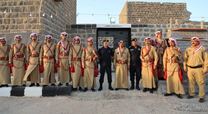 مدير الأمن العام يفتتح سرية الهجانة الرابعة داخل قلعة مغفر أم القطين