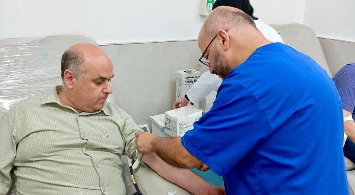 6000 وحدة دم تصل غزة من الضفة الغربية ضمن الجولة السابعة من حملة "دمنا واحد"