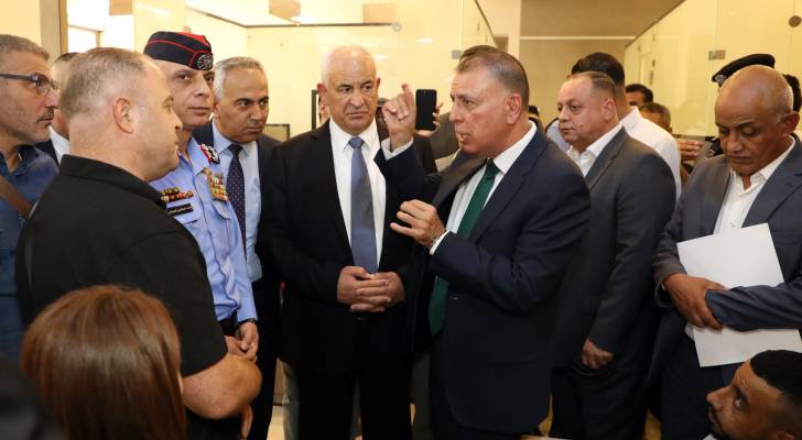 وزير الداخلية الاردني ووزير الداخلية الفلسطيني