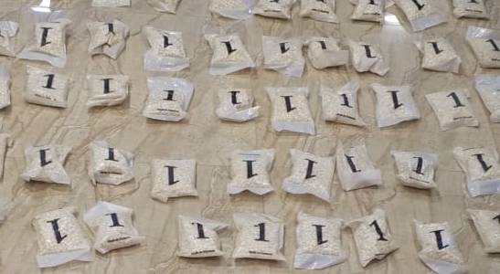 محاولة تهريب كمية من المخدرات محملة بواسطة بالونات