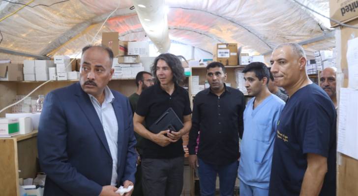 وفد من منظمة أطباء بلا حدود يزور المستشفى الميداني الأردني غزة /7