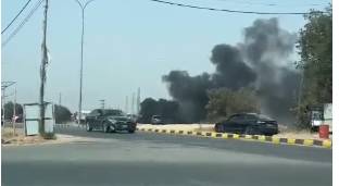 شركة الكهرباء الوطنية: إخماد حريق في محطة تحويل الصبيحي