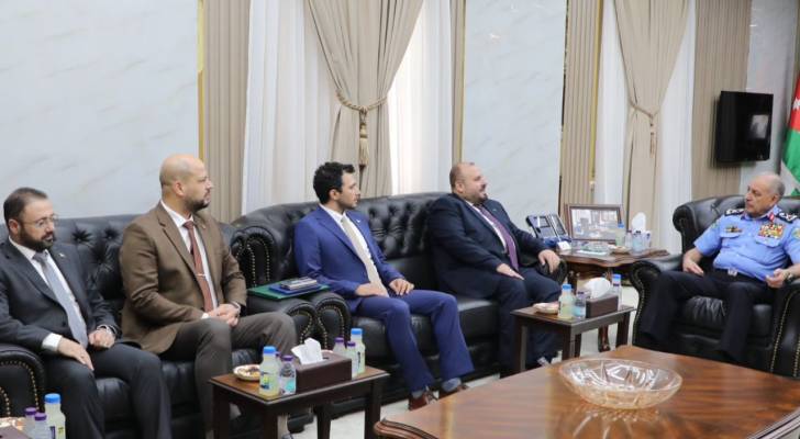 مدير الامن العام مع الوفد السوري