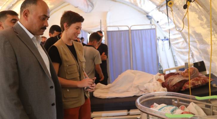 وفد من منظمة الأمم المتحدة للمرأة يزور المستشفى الميداني الأردني غزة /7