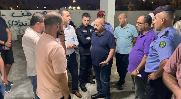 محافظ إربد يكشف على بناية تآكل أحد أعمدة الأساس بها ولجنة الفحص تؤكد عدم وجود خطر فوري