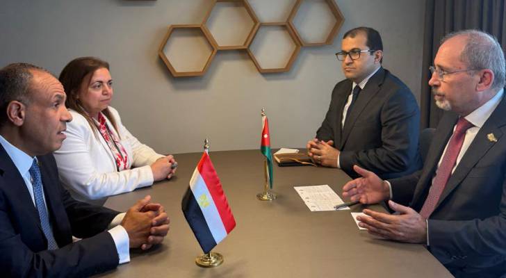 أيمن الصفدي ووزير الخارجية والهجرة وشؤون المصريين بالخارج د. بدر عبدالعاطي