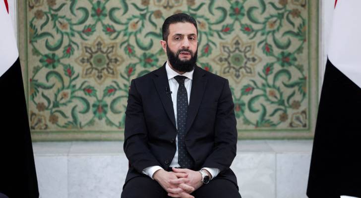 الرئيس السوري أحمد الشرع