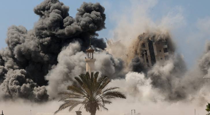 قصف غزة