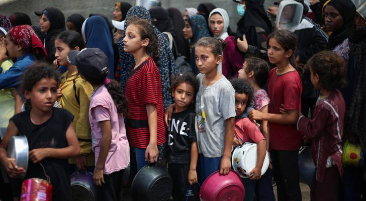 المجوعين في قطاع غزة