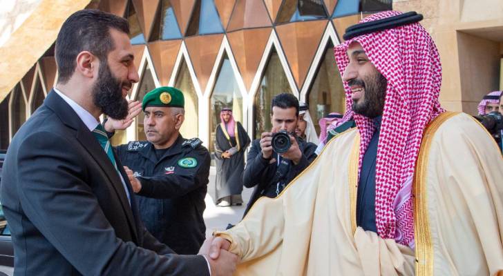 الرئيس السوري احمد الشرع وولي العهد السعودي بن سلمان