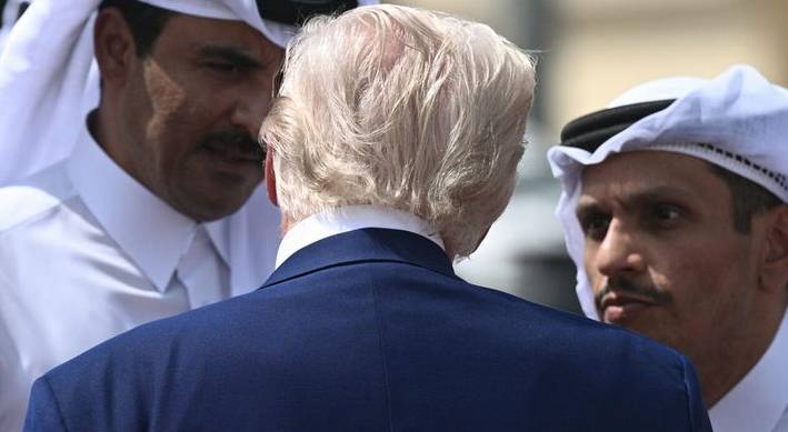 ترمب و رئيس وزراء قطر