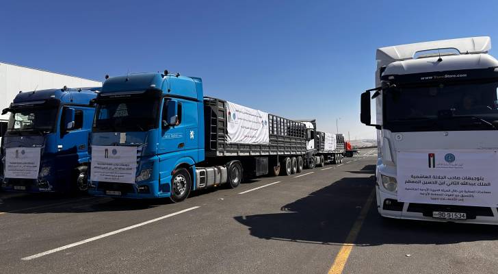 الأردن وقطر يرسلان مساعدات إغاثية إلى سوريا