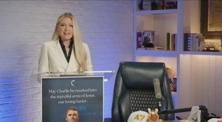 في أول ظهور لها.. أرملة تشارلي كيرك تتعهد بمواصلة إرثه وتشكر ترمب : "الحركة التي بناها زوجي لن تموت"