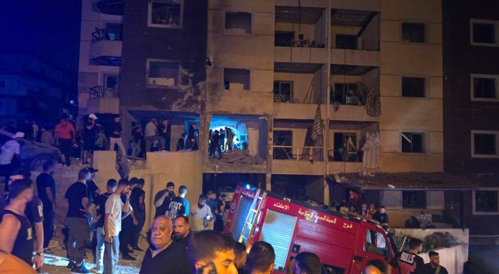 "الصحة اللبنانية": 8 إصابات بينهم أطفال في غارة للاحتلال على النبطية جنوبي لبنان