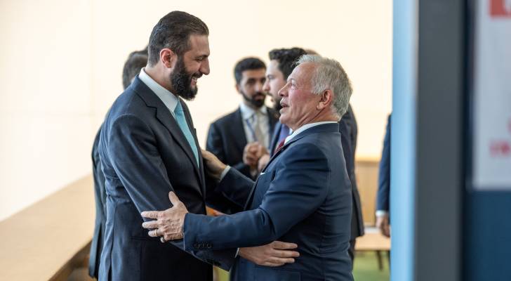 الملك يلتقي الرئيس السوري أحمد الشرع في نيويورك