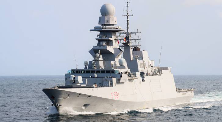 وزارة الدفاع الإيطالية ترسل فيرجينيو فاسان (F 591)لحماية  أسطول الصمود
