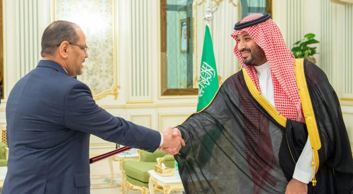 السفير هيثم أبو الفول يقدم أوراق اعتماده إلى ولي العهد السعودي