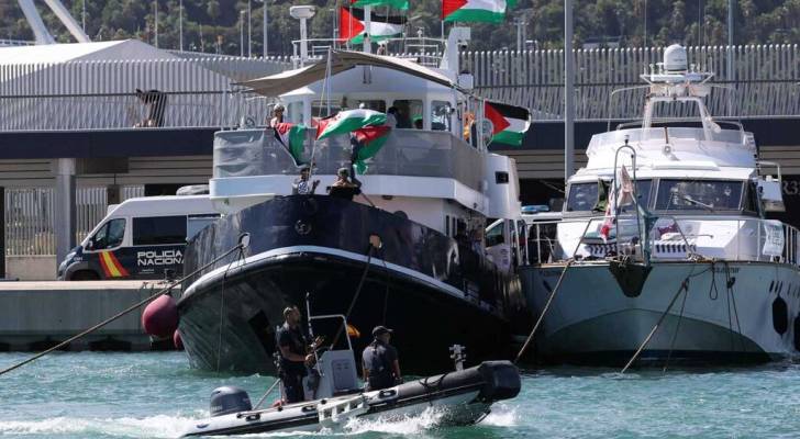 السفن المشاركة في أسطول الصمود المتجه إلى غزة