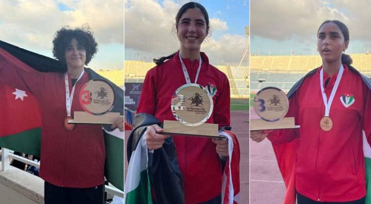 فضية وبرونزيتان للمنتخب الوطني في افتتاح بطولة غرب آسيا لألعاب القوى