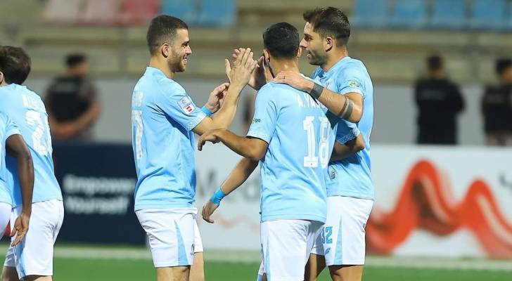 الفيصلي يحافظ على صدارة درع الاتحاد بثلاثية نظيفة أمام البقعة