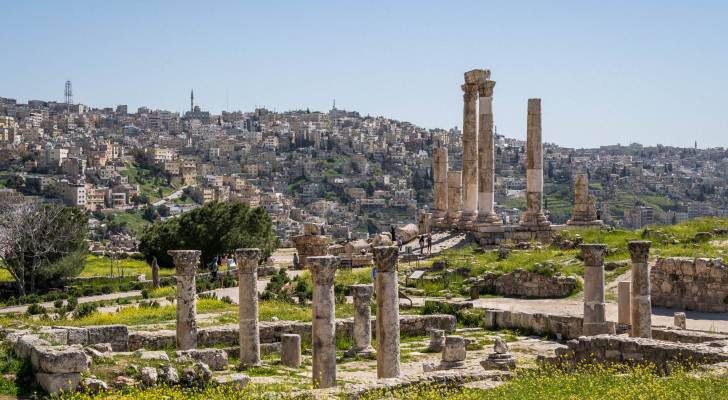 جبل القلعة في العاصمة عمان
