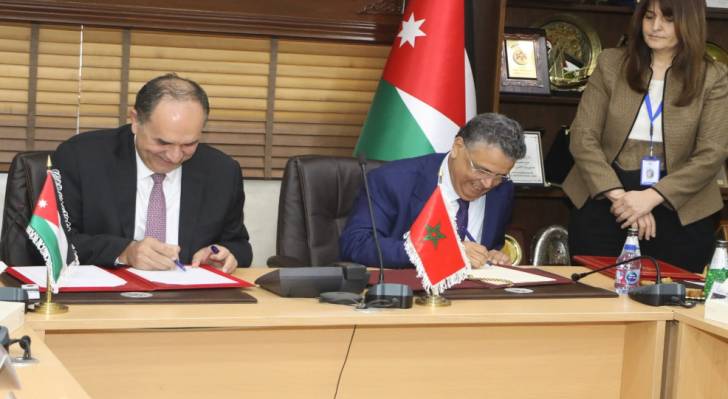 الأردن والمغرب يوقعان اتفاقيتين لتعزيز التعاون القضائي