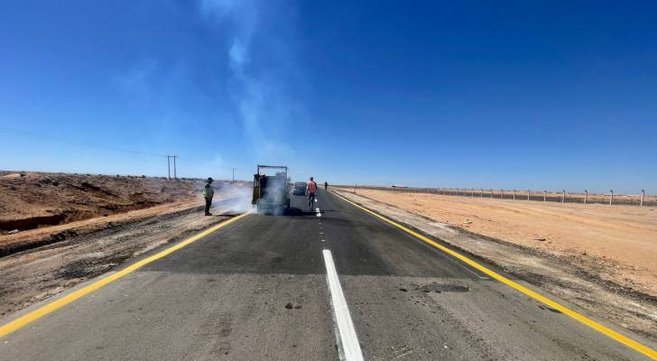 طريق الجفر – الحسينية في معان