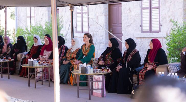 الملكة رانيا العبدالله تزور معان