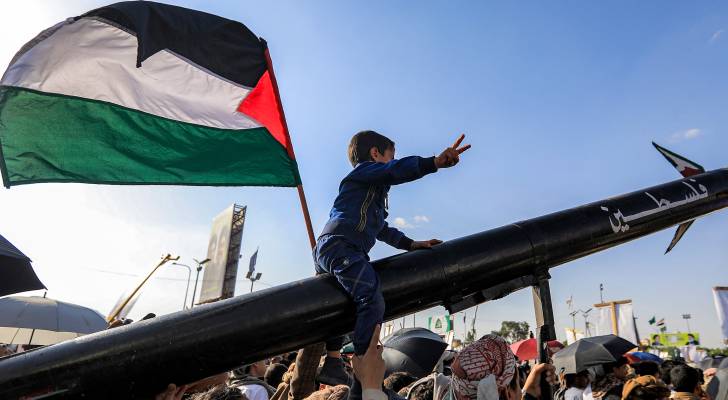 مظاهرات في اليمن دعم للقضية الفلسطينية-أرشيفية