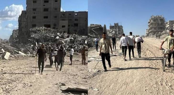 أهالي غزة يعودون إلى منازلهم التي هجروا منها قسرا