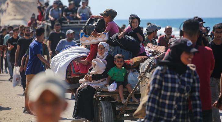 عودة اهالي قطاع غزة إلى منازلهم