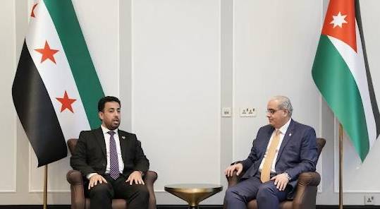 وزير الصحة، الدكتور إبراهيم البدور مع وزير الصحة السوري