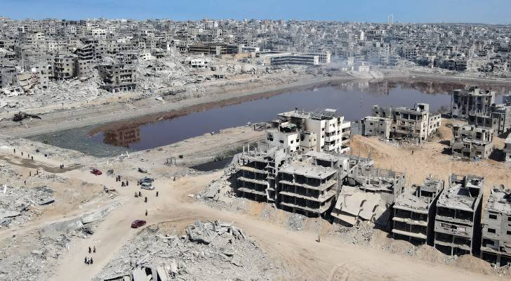 صورة تظهر حجم الدمار في قطاع غزة