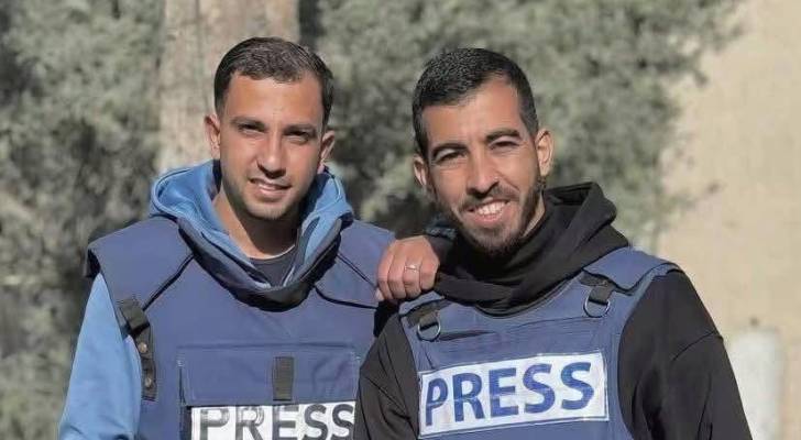 الصحفيين الشهداء صالح الجعفراوي وأنس الشريف